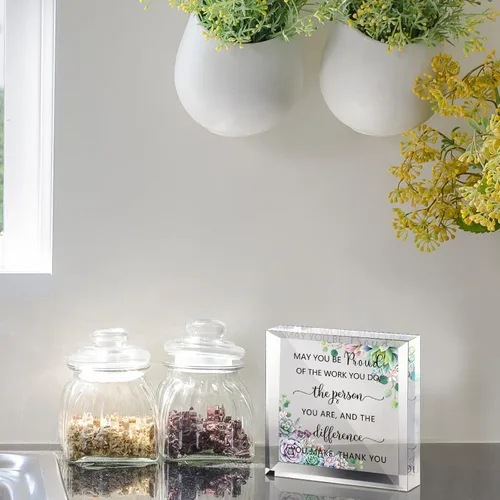 Miniatura 6 de Yookeer Regalos de agradecimiento de agradecimiento para compañeros de trabajo, regalo de jubilación para empleados, mujeres, hombres, May You Be