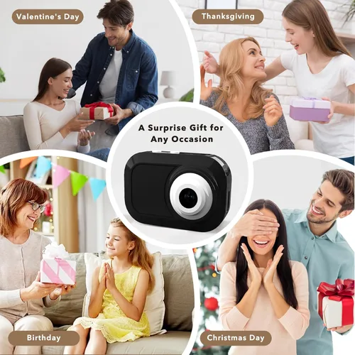 Miniatura 7 de Mini cámara con llavero con 14M 1080P FHD, mini cámara digital de bolsillo, pequeñas cámaras portátiles de 0.96 pulgadas, grabadora de video