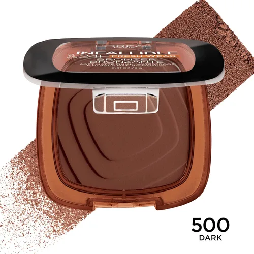 Miniatura 3 de L'Oreal Paris Infallible Fresh Wear - Bronceador suave mate de larga duración hasta 24 horas. Resistente al agua, al calor, a la transferencia, a