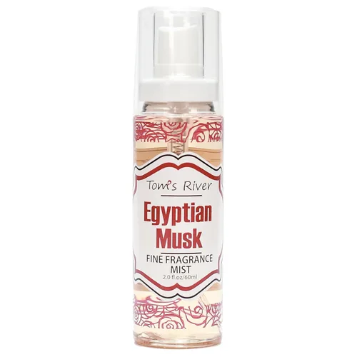 Infinix Egyptian Musk - Niebla de fragancia fina, 2 onzas líquidas, spray corporal para mujeres, perfume suave y duradero para hombres y mujeres,