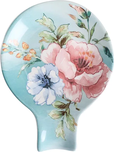 Miniatura 3 de Bico Margret's Garden Soporte de cuchara para estufa, soporte de cuchara de cerámica para encimera de cocina, fácil de limpiar, soporte de cuchara