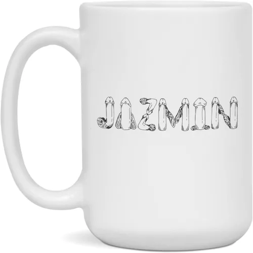 Miniatura 3 de Penis Jazmin coffee mug personalized birthday gift, 11-Ounce White