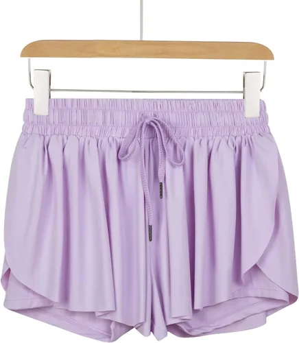 Miniatura 8 de Blaosn Pantalones cortos atléticos fluidos para mujer, gimnasio, yoga, entrenamiento, correr, pantalones cortos de tenis, falda falda linda, ropa
