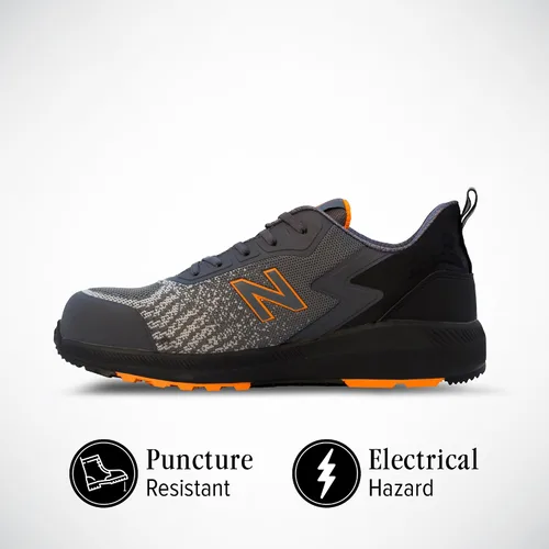 Miniatura 6 de New Balance Botas industriales Speedware con punta compuesta para hombre, grisnaranja, 10.5 de ancho