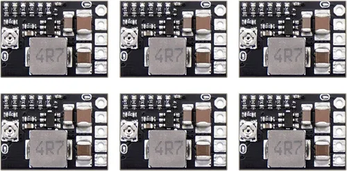 Miniatura 8 de DROK Convertidor DC Buck, 6 piezas mini regulador de voltaje DC 4.5-20V 12V 9V reductor reductor 3A 10W salida de voltios ajustable fija reductor