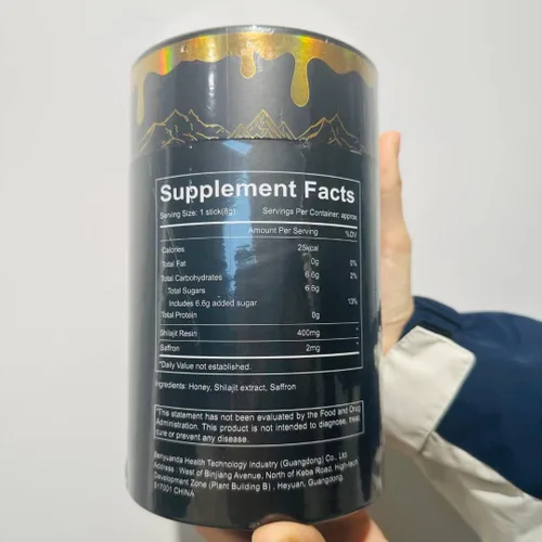 Miniatura 7 de Palitos de miel Shilajit pura del Himalaya para hombres y mujeres Más de 85 oligominerales y 75% más de ácido fúlvico Azafrán orgánico y miel