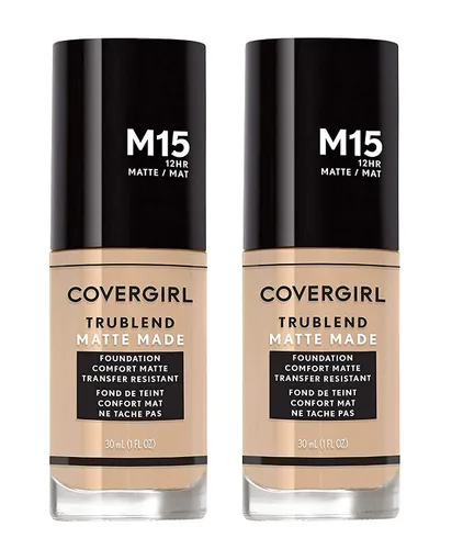 Miniatura 20 de COVERGIRL TruBlend Base Líquida Mate Made, Porcelana Clara, 1 Fl Oz FERIA DE PORCELANA
