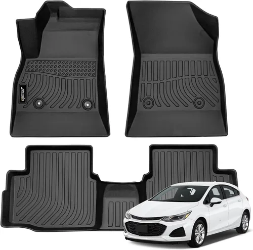 Miniatura 75 de Juego completo de tapetes de auto para todo tipo de clima, revestimiento automotriz para piso y maletero