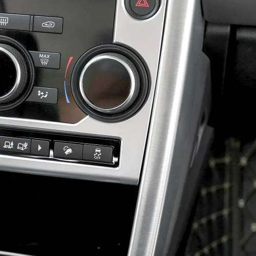 Miniatura 4 de YIWANG ABS cromo centro control salida de aire panel de ventilación cubierta marco ajuste para Land Rover Discovery Sport 2015+coche accesorios