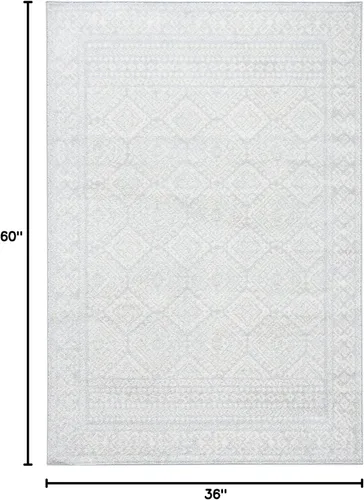 Miniatura 233 de Safavieh - Alfombra decorativa de la colección Tulum, modelo TUL264F, estilo marroquí, bohemio y desgastado, no suelta pelusa, para sala, vestíbulo