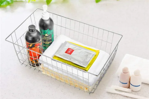 Miniatura 2 de SANNO Cestas de congelador para almacenamiento de despensa, organizador de alimentos con asas, para armarios de cocina, despensa, baño, lavandería