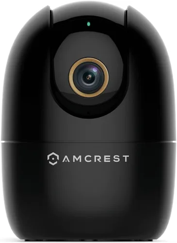 Amcrest Cámara WiFi de 4MP para interiores, cámara para perros, monitor de sonido y bebé, detección de humanos y mascotas, seguimiento de