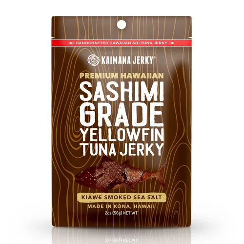 Miniatura 9 de Kaimana Ahi Atún Jerky, chile hawaiano, 2 onzas, capturado en la naturaleza, alto en Omega 3, totalmente natural, fabricado en los Estados Unidos