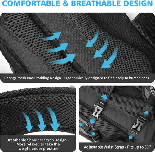 Miniatura 4 de Hydration Pack, Insulated Hydration Backpack with 2L Hydration Bladder, Hiking Backpack for Men Women Kids, Water Backpack for Hiking, Running