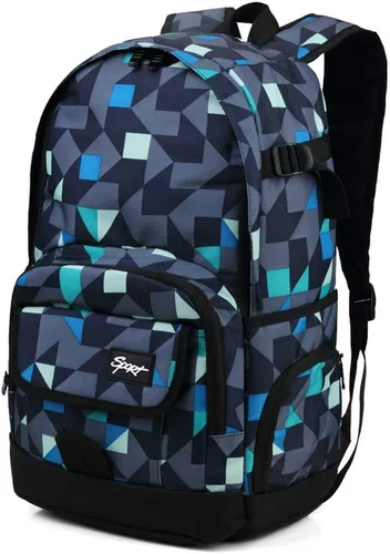 Miniatura 55 de Mochila escolar estilo Rickyh, mochila de viaje para hombres y mujeres, mochila ligera con compartimento para portátil, Tamaño único