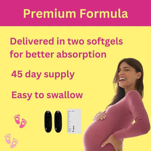 Miniatura 2 de Greenfield Nutritions - Vitaminas prenatales halal con DHA y ácido fólico, multivitamínico prenatal esencial para el embarazo con hierro, contiene