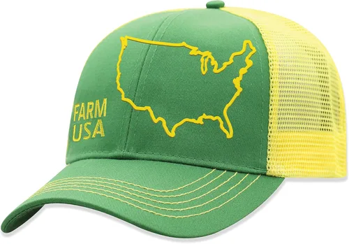 Miniatura 51 de John Deere Gorra de béisbol con logotipo y malla trasera con contraste, para hombre