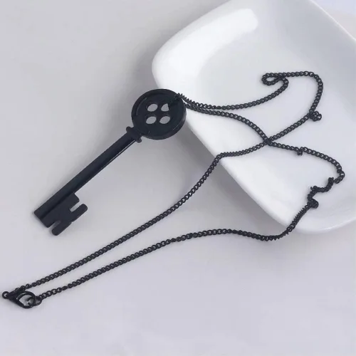 Miniatura 4 de FunBoat Coraline - Collares de piedra para ver llave, disfraz de coralina, joyería de Halloween, cosplay, regalo de Navidad para niños, niñas