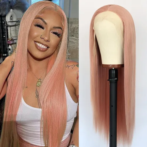 Miniatura 11 de Pelucas de encaje frontal de 13 x 6 pulgadas, pelucas de cabello negro natural, pelucas de encaje frontal sin pegamento, pelucas de encaje frontal