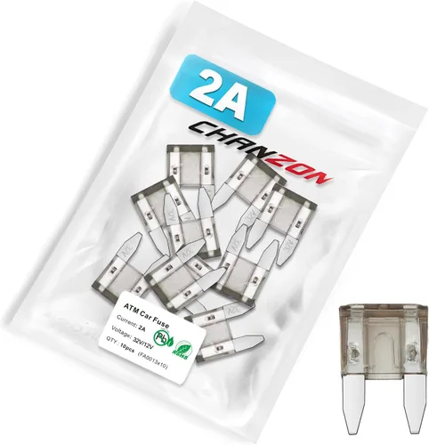Miniatura 12 de Chanzon Fusible de hoja mini ATM/APM de 7.5 A con certificación UL, 10 fusibles automáticos de 7.5 amperios y 32 V, soplado rápido para automóvil