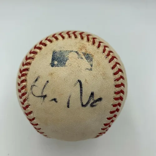 Miniatura 2 de Mark Mcgwire & Hideo Nomo Juego Firmado Usado Major League Baseball PSA DNA COA - Juego MLB Béisbol Usado