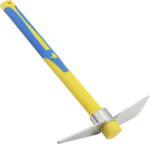 Miniatura 3 de 2 herramientas de azada de jardín, cultivador de acero inoxidable y hacha de selección manual con mango de fibra de vidrio, azada de mattock
