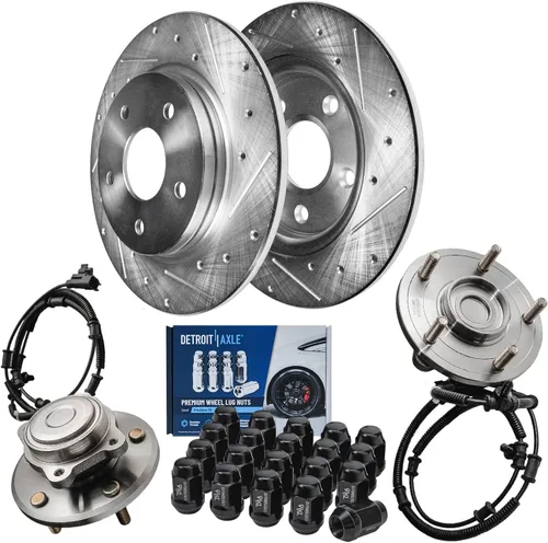 Miniatura 23 de Detroit Axle - 4WD - Rotores de disco delantero de 13.031 in de repuesto para Ford Excursion F-250 F-350 Super Duty 1999-2004 - Juego de 3 piezas