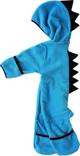 Miniatura 2 de Enterizo de vellón para bebé rómper con capucha para niño de una sola pieza, ropa de exterior, chaqueta