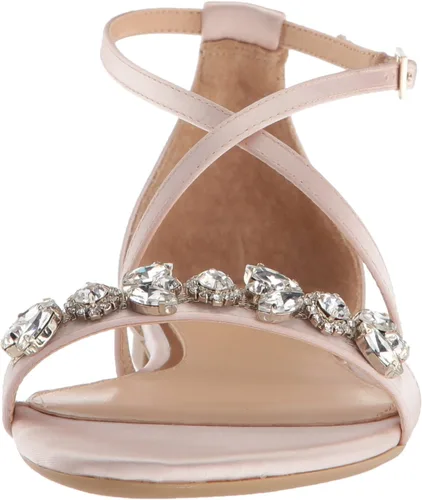 Miniatura 2 de Jewel Badgley Mischka Tessy Sandalia de noche de satén