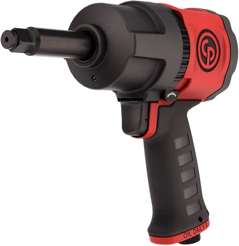Miniatura 2 de Chicago Pneumatic CP7748-2 Llave de impacto neumática, yunque extendido de 2 pulgadas, carcasa compuesta, martillo doble, par de torsión máximo 959