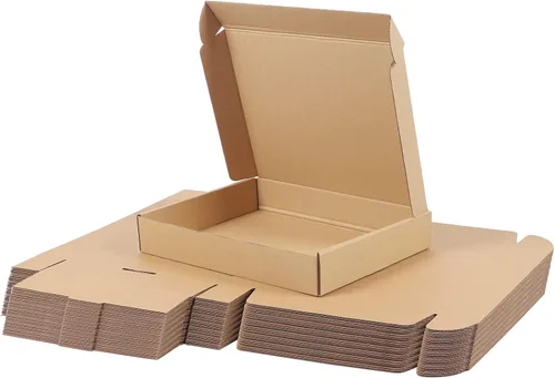 Miniatura 30 de PHAREGE - Paquete de 25 cajas de envío de 6 x 6 x 2 pulgadas, cajas de cartón corrugado marrón, cajas de correo pequeñas para embalaje de pequeñas