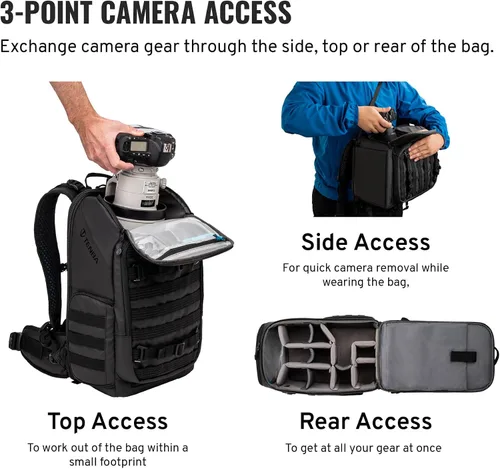 Miniatura 4 de Tenba Axis Mochila Bolsas (637-701), 20L
