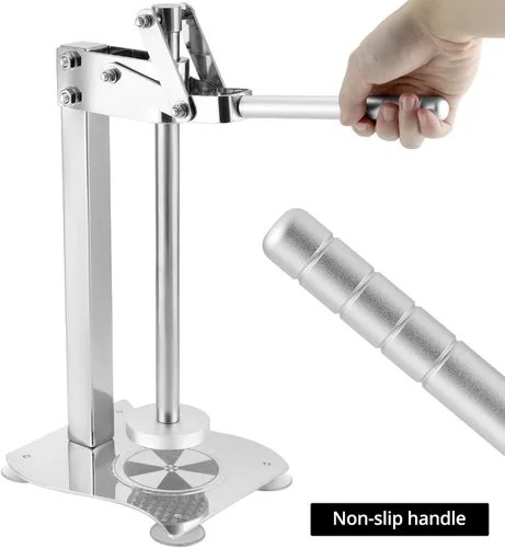 Miniatura 5 de QWORK Exprimidor de limón de escritorio manual resistente, 304 de acero inoxidable multifuncional naranja Juicer fruta y nueces trituradora