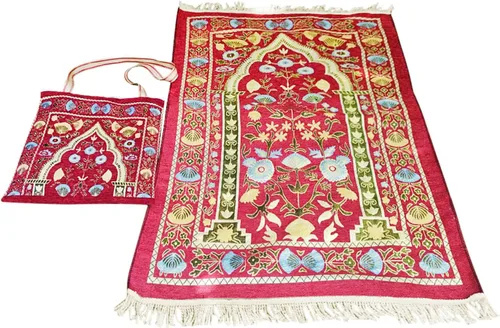 Miniatura 10 de Alfombra de oración musulmana, alfombra islámica para oraciones musulmanas, gran regalo de Ramadán para hombres musulmanes, mujeres, alfombra