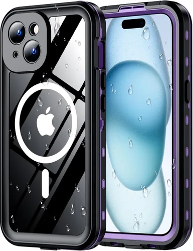 Miniatura 21 de Red2Fire Funda impermeable para iPhone 16, protector de pantalla integrado y protector de cámara, compatible con MagSafe, cuerpo completo a prueba