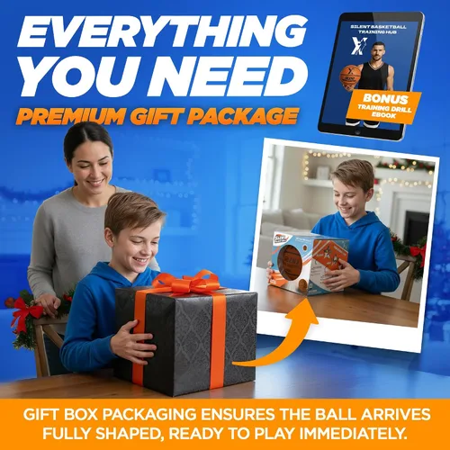 Miniatura 5 de YGA Silent Basketball Size 7 (29.5"): Grooved Airless Indoor Basketball with Upgraded 95% Bounce - Ultra Quiet Basketball for Dribbling Indoor