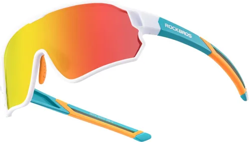 ROCKBROS Lentes de sol polarizados para niños, gafas de sol deportivas para ciclismo, protección UV400 para jóvenes, niños y niñas de 8 a 14 años