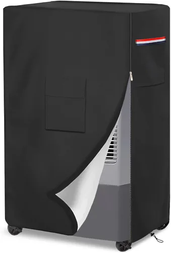 Cubierta para enfriador de aire evaporativo, resistente al agua, 600D, para exteriores, para unidades exteriores, compatible con Hessaire MC26A,