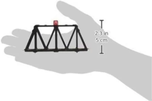 Miniatura 4 de Bachmann Trenes - PLASTICVILLE U.S.A. EDIFICIO CONSTRUIDO - PUENTE BLINKING (no compatible con E-Z Track) - Escala N, (46904)
