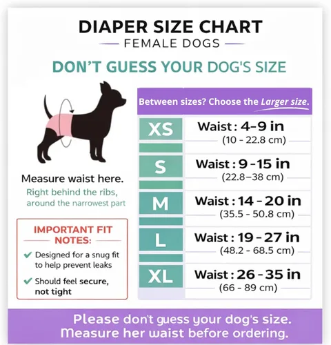 Miniatura 2 de Pañales para perro lavables y reutilizables Petting is Caring, pañales para el cuidado del perros y perras, de la mejor calidad, solución lavable