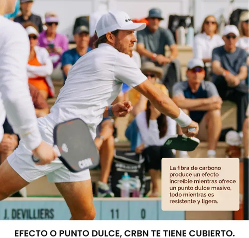 Miniatura 6 de CRBN Pickleball - X Series Power Paddle - Carbon Fiber Pickleball Paddle with Foam Injected Edges for Expanded Sweet Spot CRBN3X