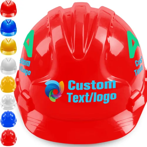Miniatura 10 de Casco de seguridad personalizado para hombre, logotipo personalizado, construcción, casco, suspensión para el trabajo, hogar, protección