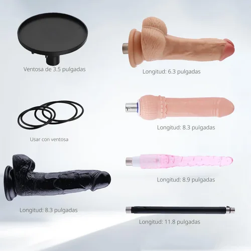 Miniatura 7 de Máquina sexual, AUXFUN máquina automática de consolador con control de aplicación Bluetooth, máquina de empuje para mujeres con 6 accesorios