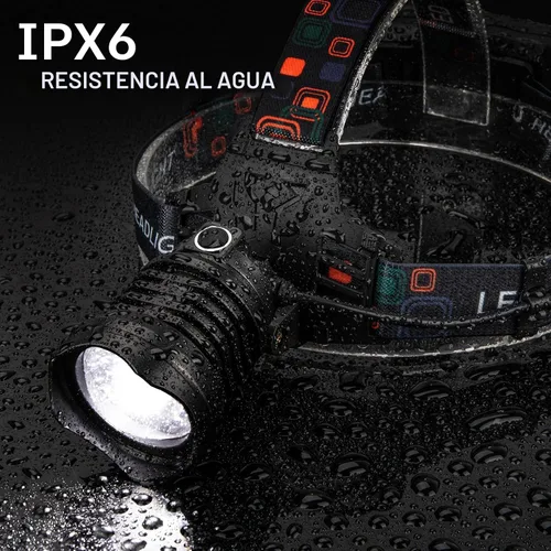 Miniatura 7 de azamine linterna de cabeza recargable súper brillante de 99000 lúmenes, paquete de 2 lámparas de cabeza LED con 3 modos, luces de cabeza ajustables