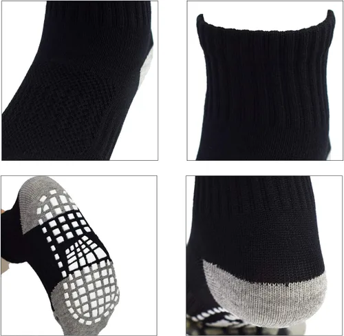 Miniatura 6 de LA DEARCHUU Calcetines para niños pequeños con puños antideslizantes para bebés, 6 pares para 1-7 años