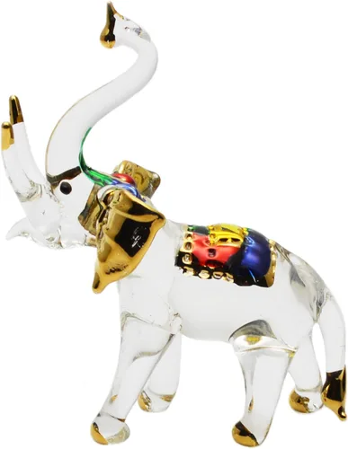 Miniatura 13 de Figura de vaca miniatura soplada a mano de vidrio soplado a mano de 2.5 pulgadas de alto, figura de granja de animales, decoración coleccionable