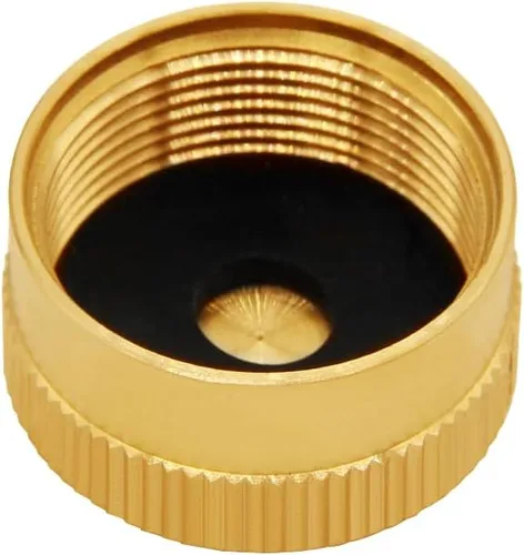 Miniatura 5 de Uenede 5 tapas de botella de propano de latón macizo adecuadas para todos los tapones de tanque de recarga de gas de 1 libra sellados