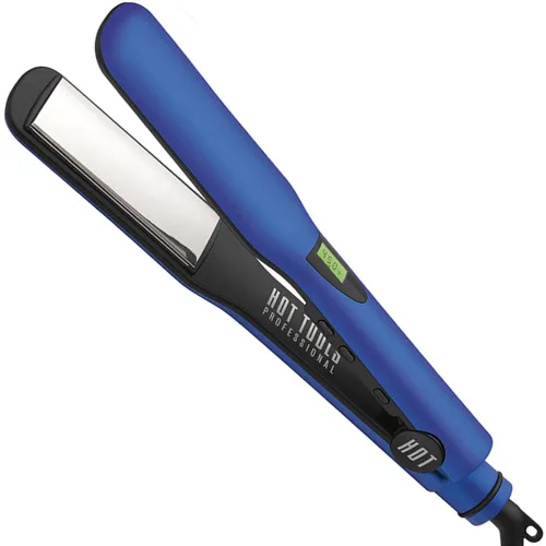 Hot Tools Plancha plana de titanio digital radiante profesional, 1 1/2 pulgadas