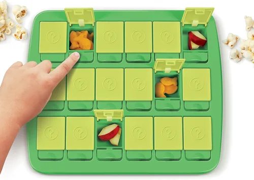 Miniatura 2 de Genuine Fred MATCH UP - Bandeja de aperitivos de memoria, divertido juego interactivo de aperitivos para niños, bandeja de comida apta para viajes