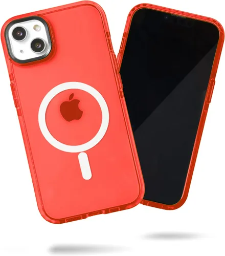 Miniatura 30 de SteepLab Funda de barrera para iPhone 13, protección de 360 grados que absorbe impactos con bisel elevado y colores llamativos (cielo azul brillante)